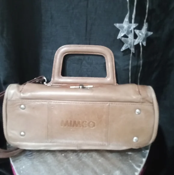 ‼️L👀K‼️ 🤑QUICK SALE🤑 MIMCO BROWN PURSE HANDBAG IN EXC.COND. INSIDE & OUT - Picture 8 of 11